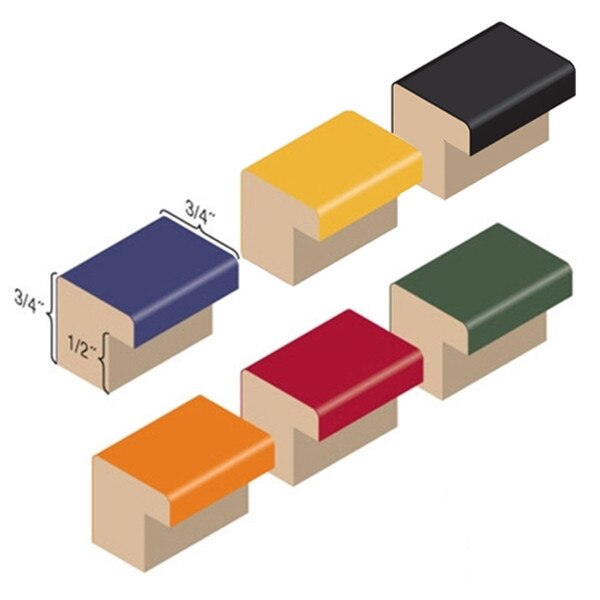 Frame pieces in colors.